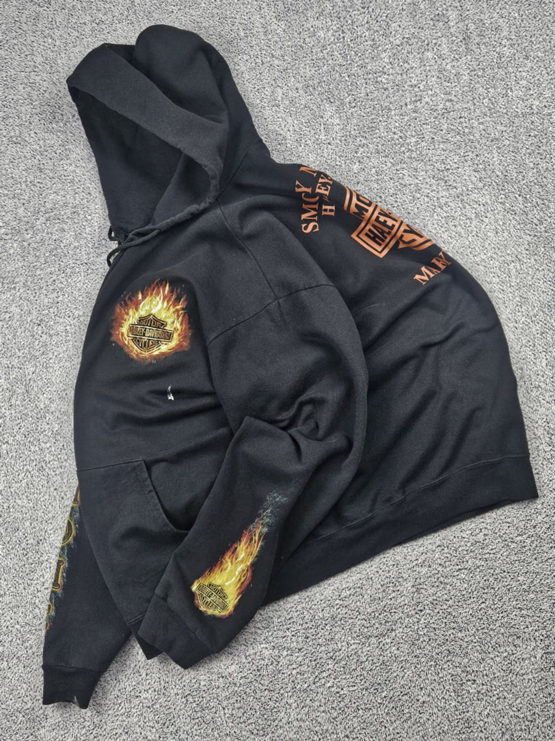 할리데이비슨 스모키마운틴메리빌 플레임 후드집업 ( 2XL )/ 10478 상품이미지4