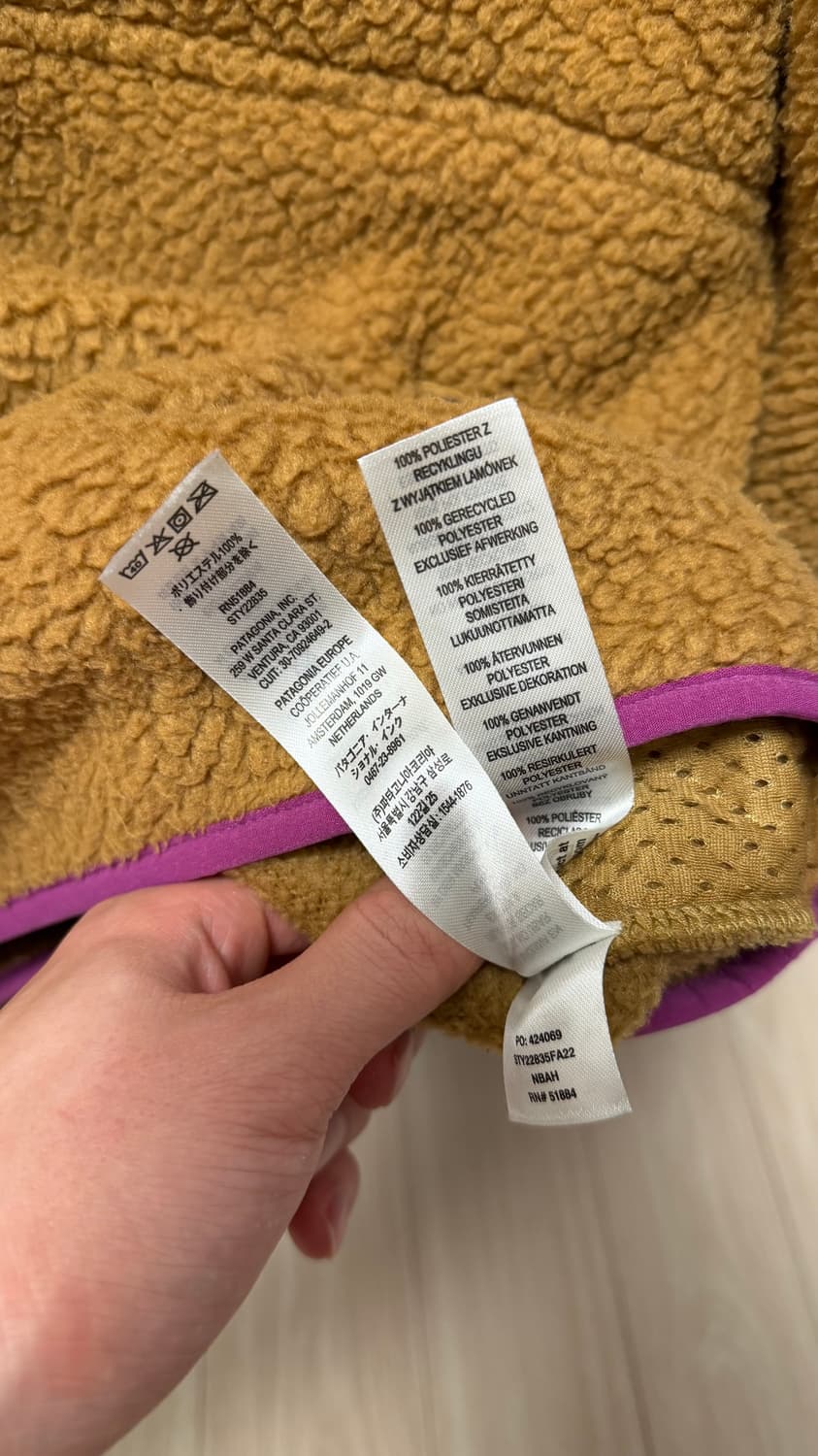 파타고니아 레트로 파일 플리스 마수피얼 XL 상품이미지5