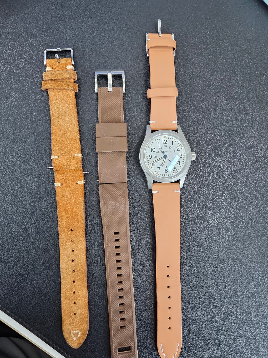 필드워치 풀구성 (가죽+러버 스트랩) 상품이미지4