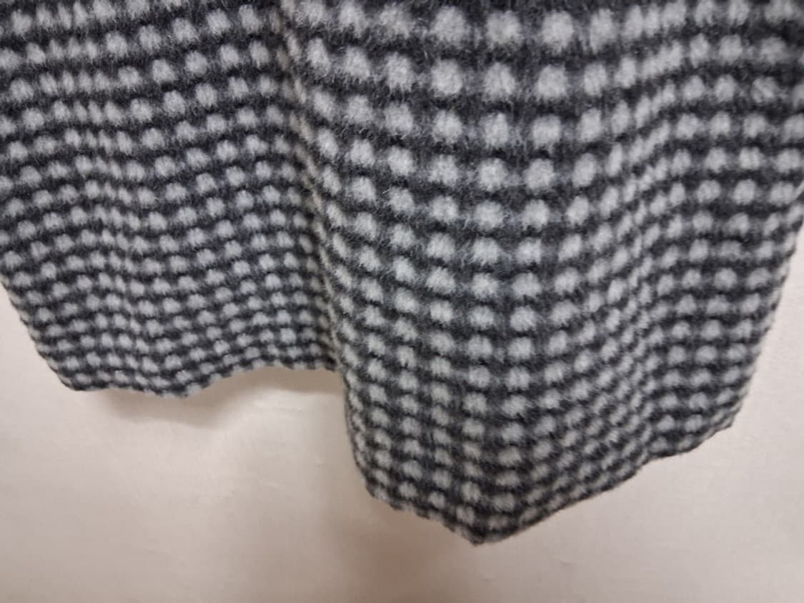 BELLE VOGUE 알파카롱코트 밍크카라 그레이검정체크 66 고품질 상품이미지9