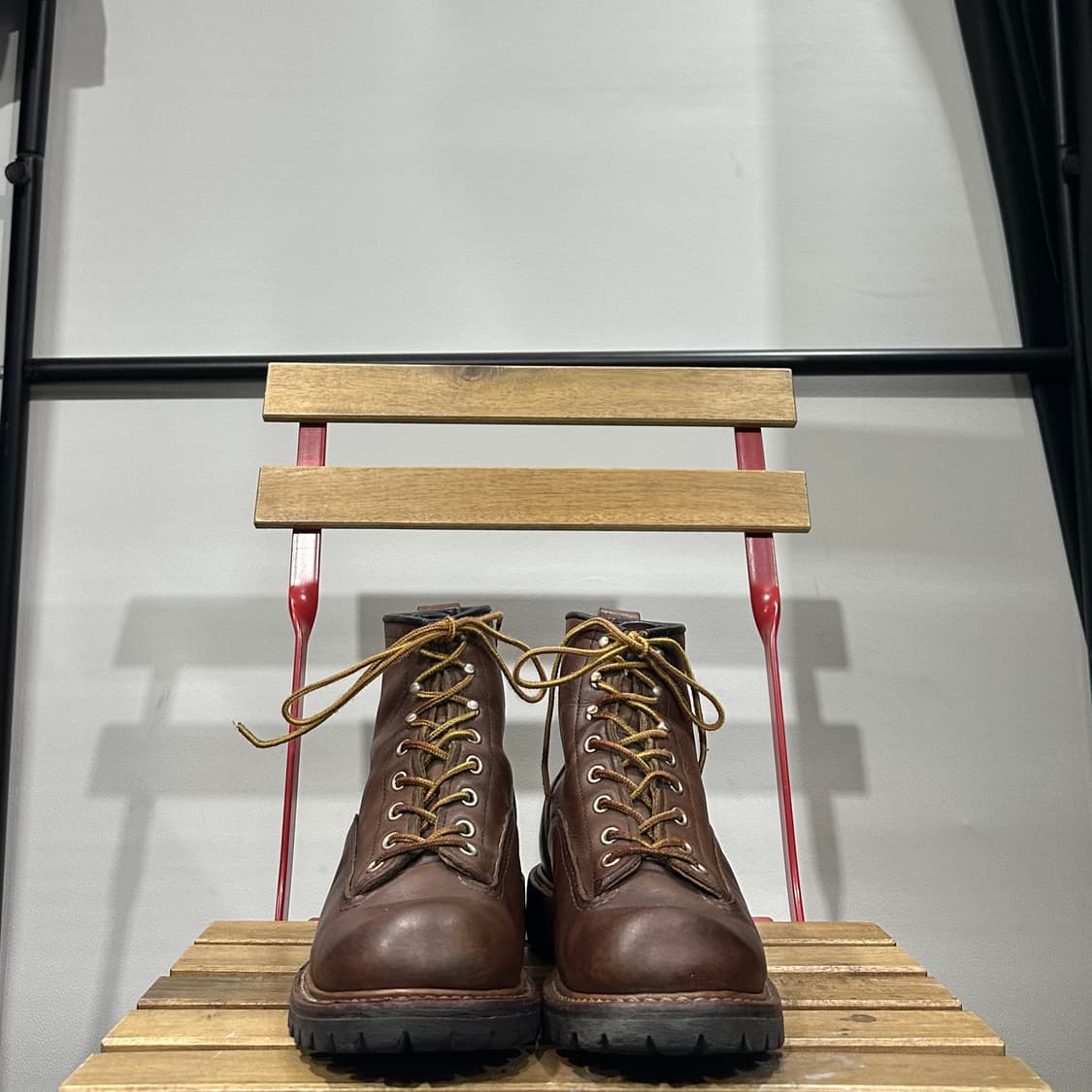 8D 260) 레드윙 워커 남성 남자 부츠 라인맨 러그 2936 브라운 상품이미지2