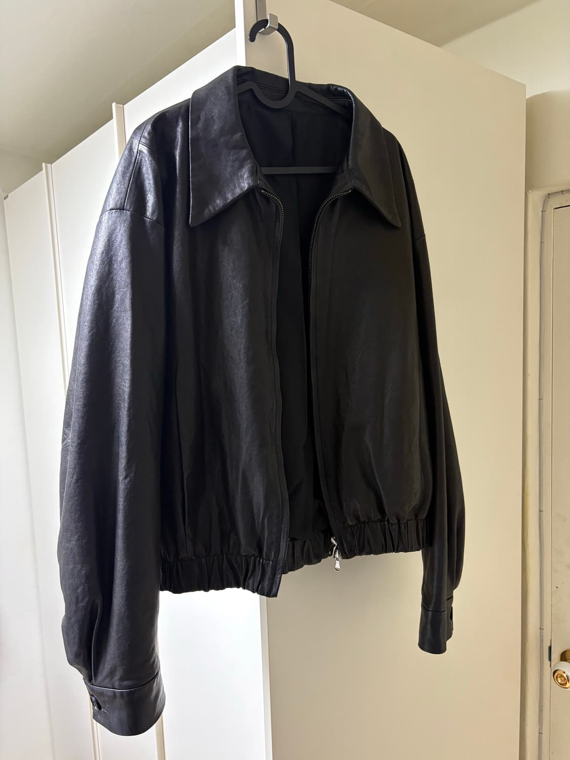 쿠어 램스킨 블루종 large 상품이미지1