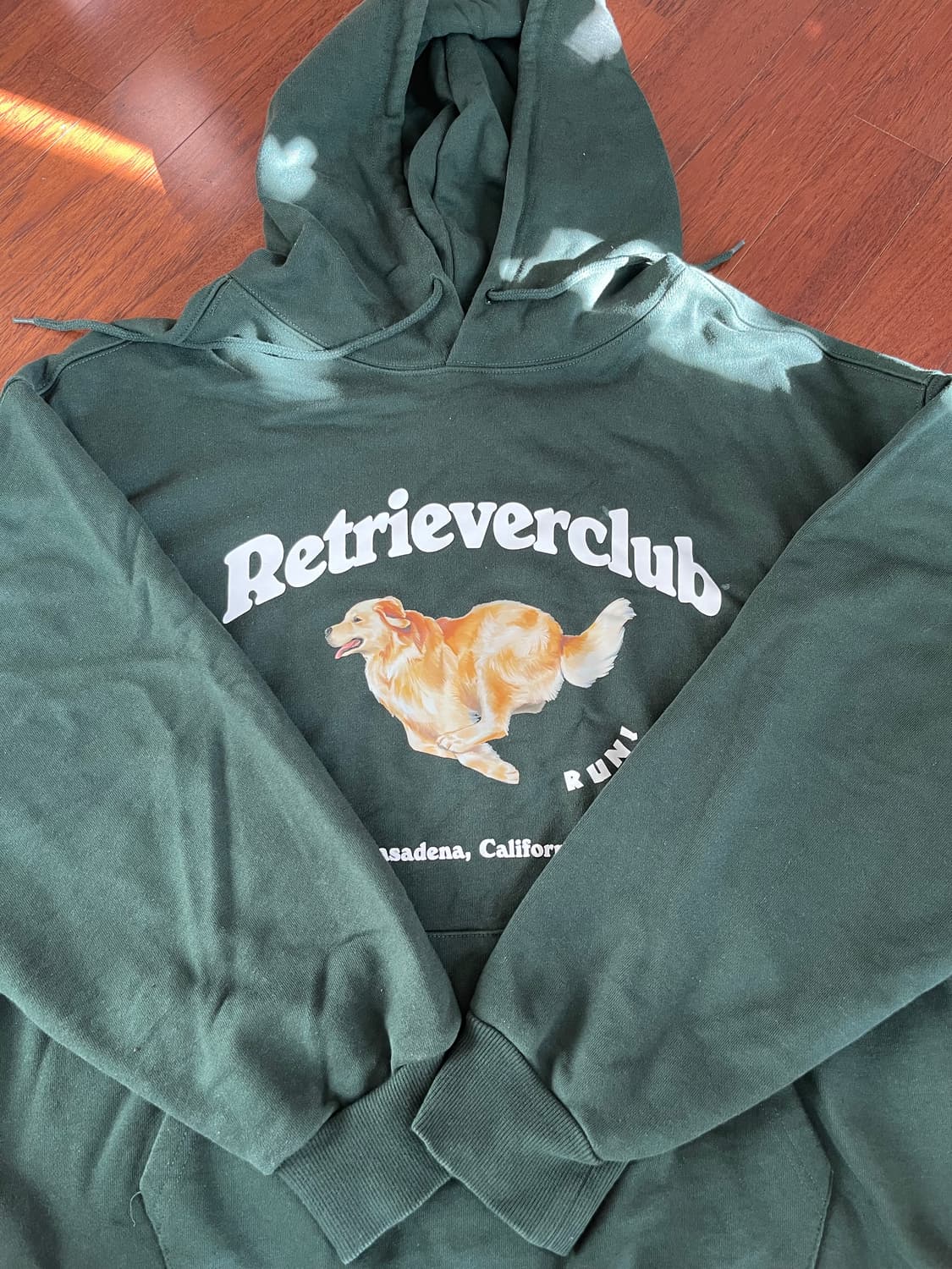 Retrieverclub 후드티 그린 L입니다 상품이미지1