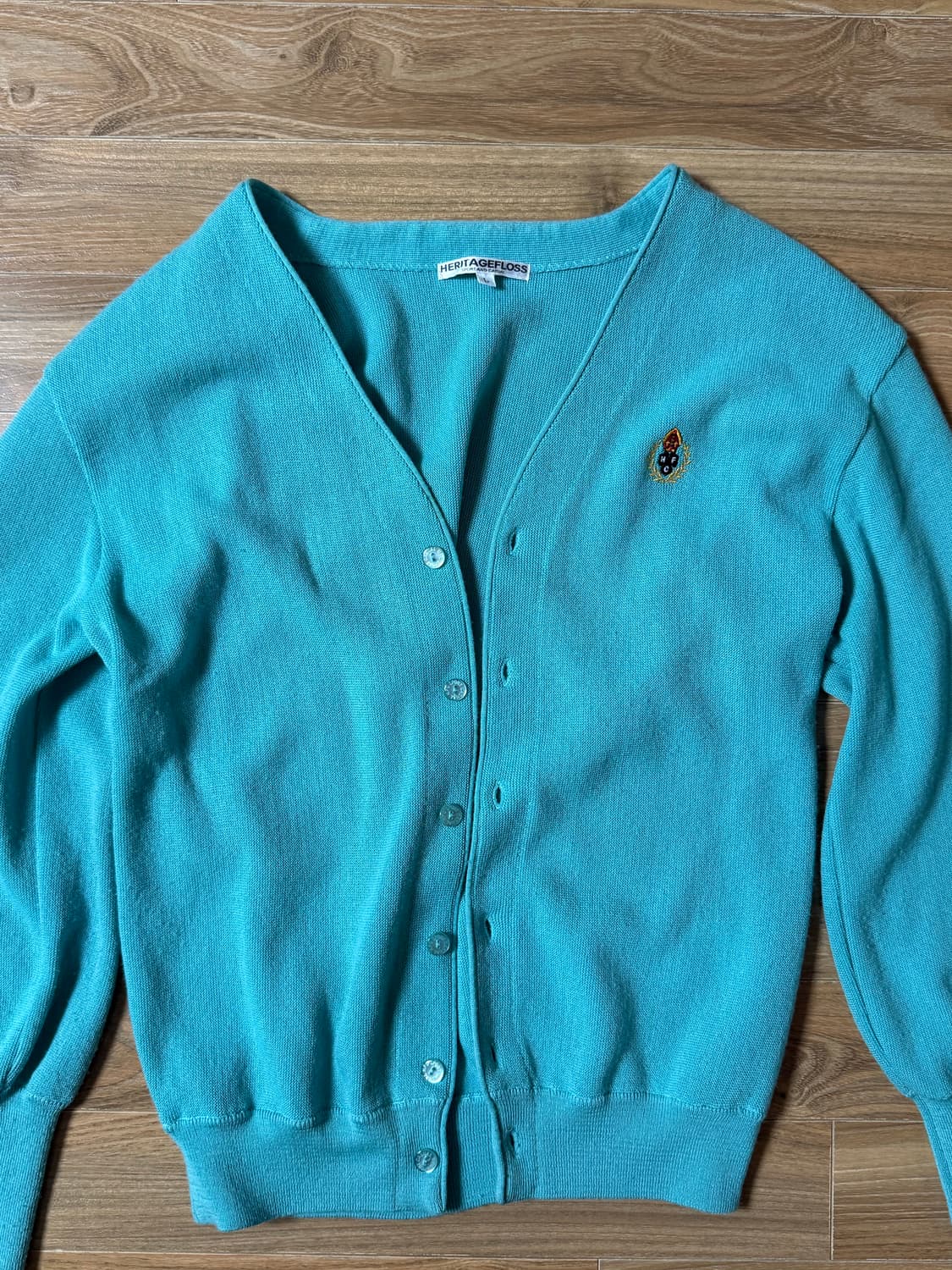 헤리티지플로스 가디건 민트 L 상품이미지1