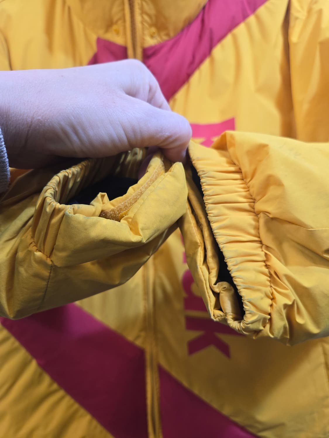 코닥 빠니보틀  옐로우 패딩 점퍼 상품이미지8