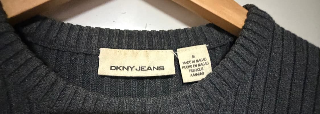 DKNY 그레이 니트 (면 100) 상품이미지3