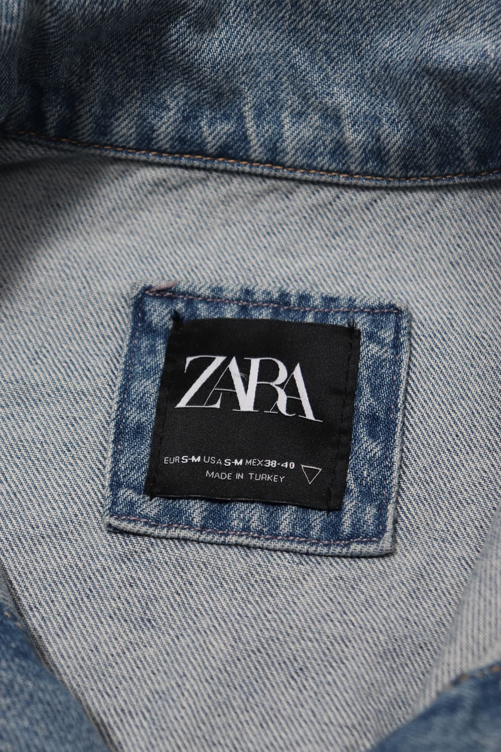 ZARA 데님 오버핏 트러커 재킷 size M 상품이미지5