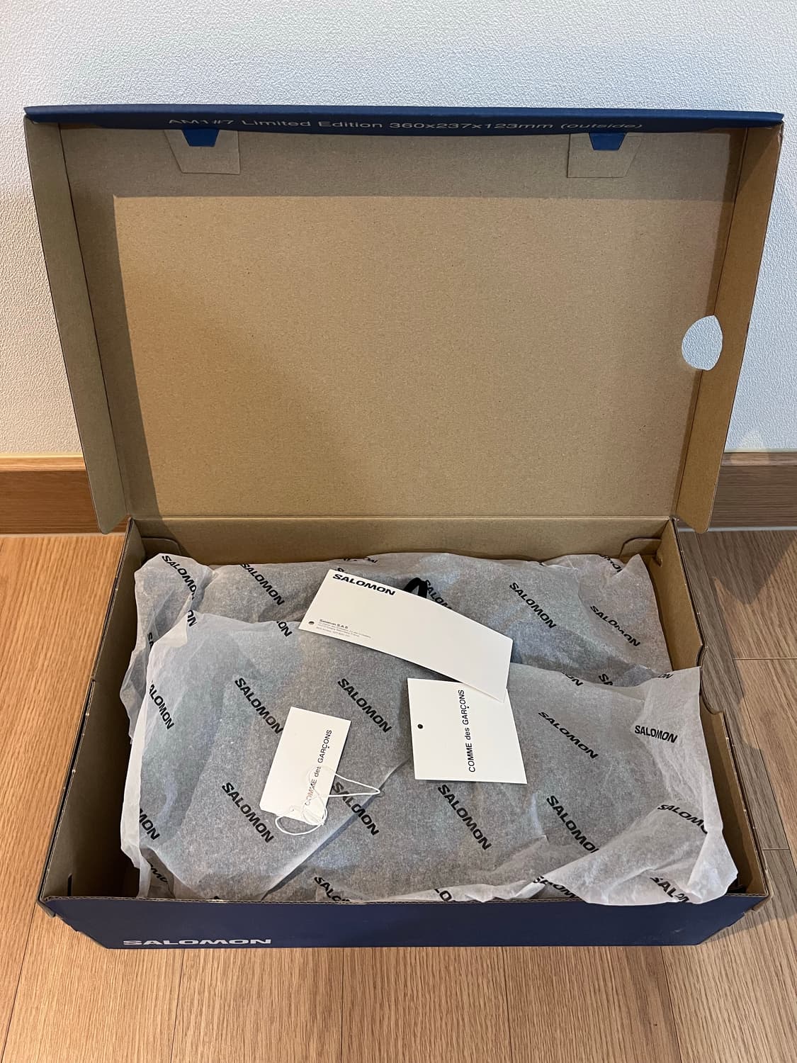 살로몬 꼼데가르송 판타즘 플랫폼 블랙 250 상품이미지6