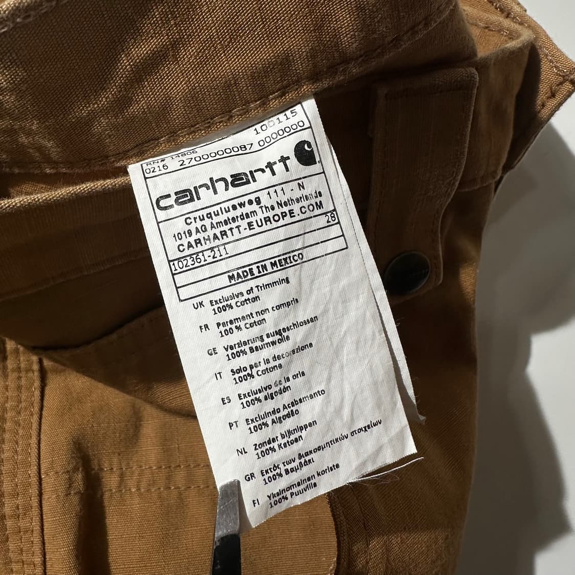 칼하트 멀티포켓 립스탑 카고 하프 팬츠 반바지 상품이미지6