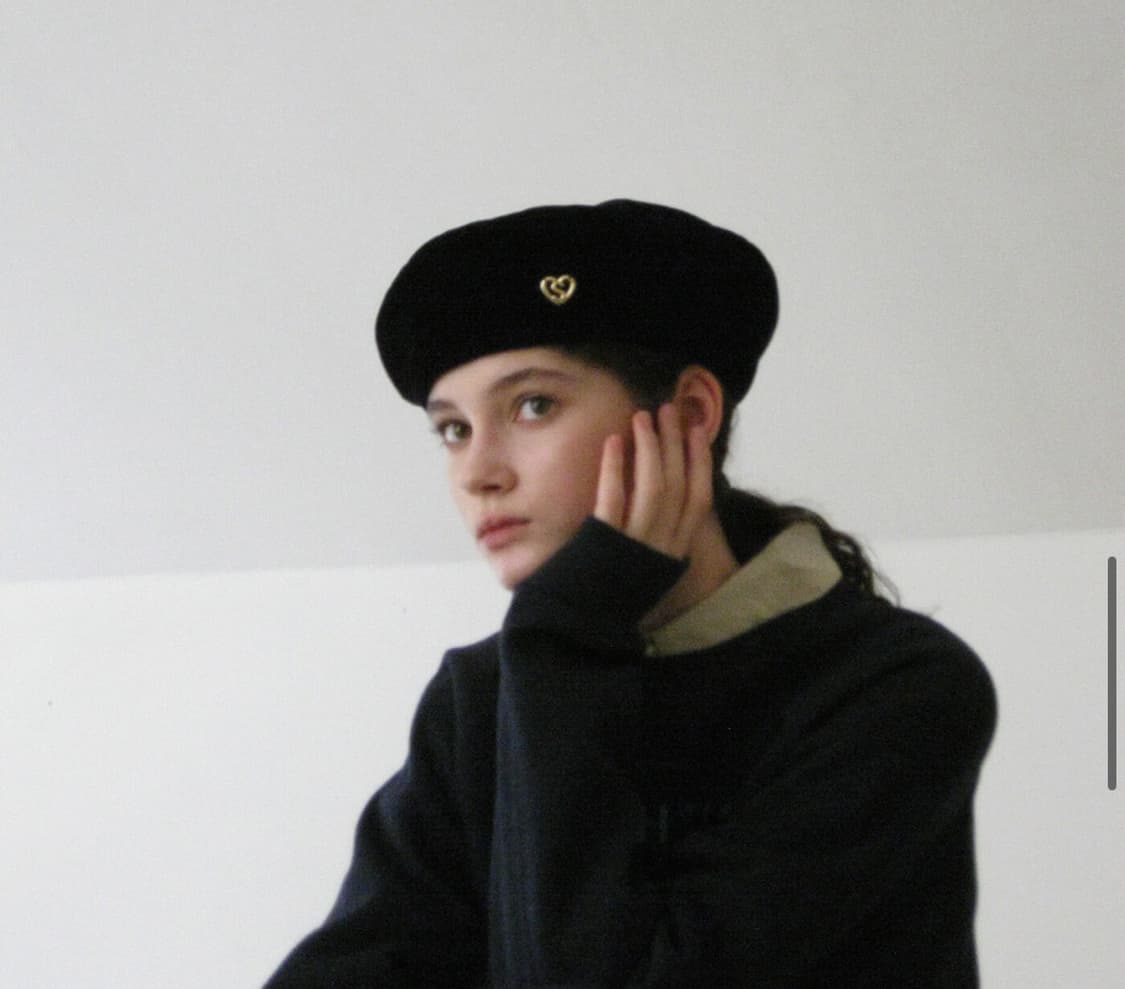 스무드무드 하트 베레모 상품이미지1