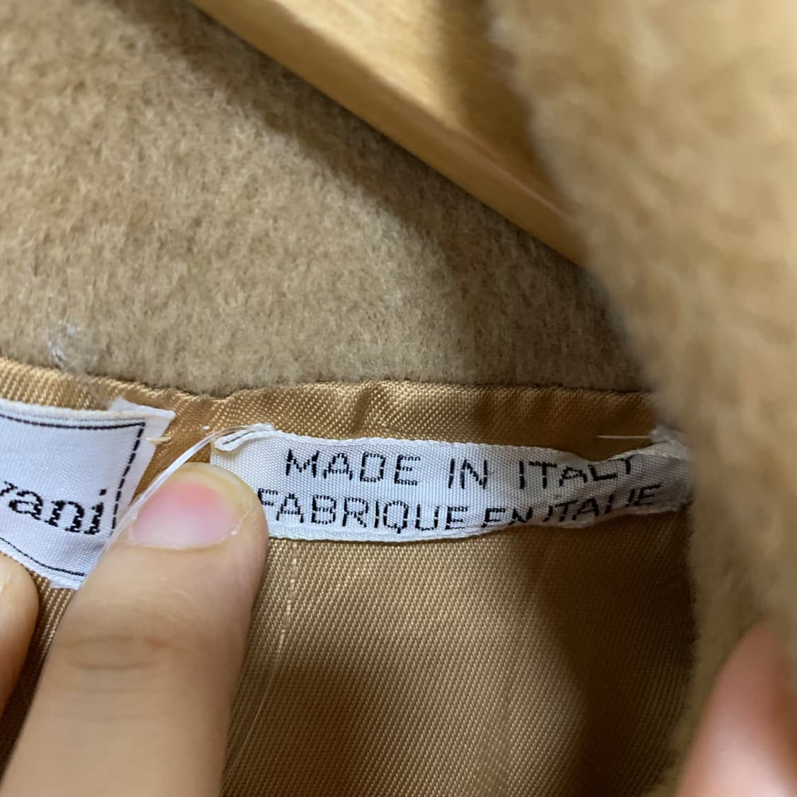 발렌티노 이태리 빈티지 하프 숏코트 더블버튼 피코트 상품이미지4