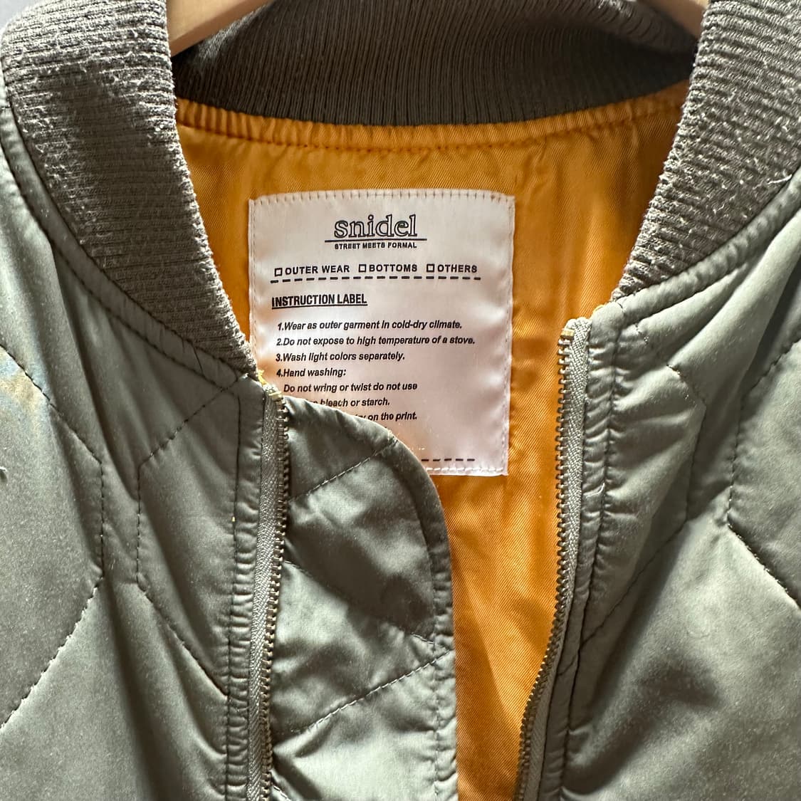 Ma1 퀄팅 자켓 상품이미지2