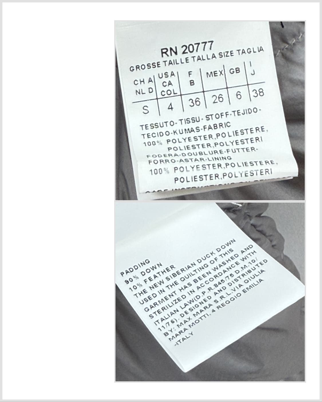 막스마라 더 큐브 라쿤 퍼 트리밍 롱 다운 패딩 코트 상품이미지7