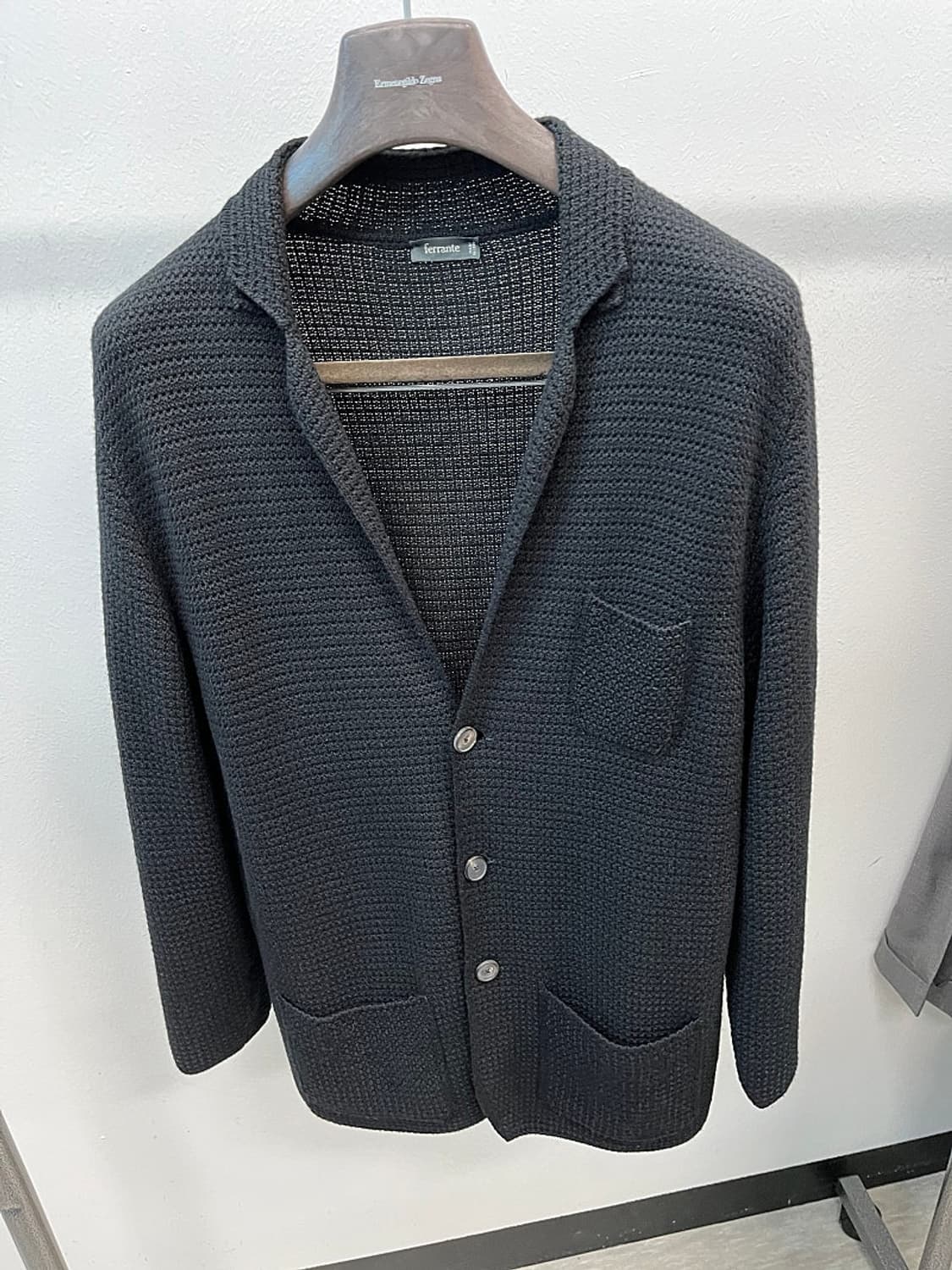 105) 페란테 이태리 와플 니트가디건 상품이미지2