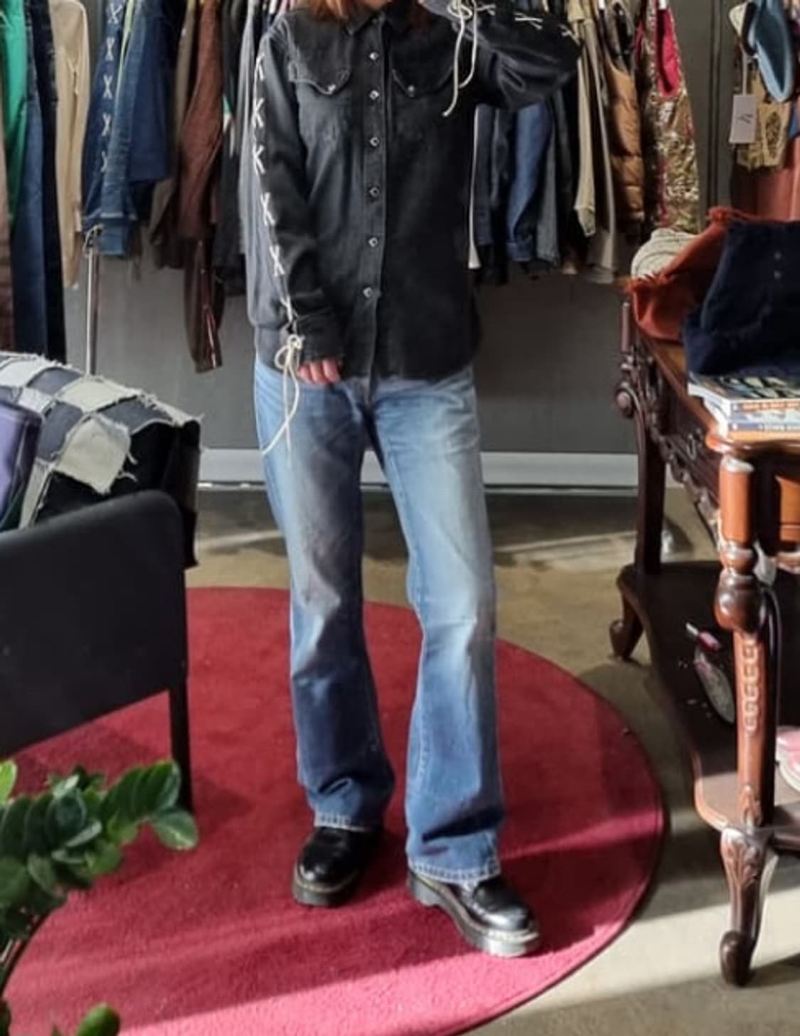 준야와타나베 리바이스 플레어진 상품이미지7