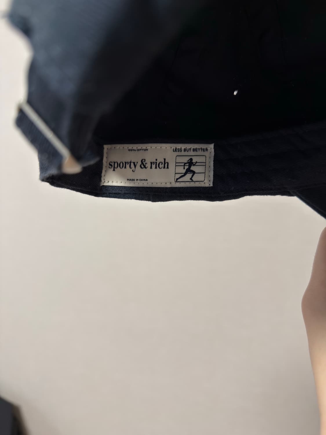 스포티앤리치 웰니스 로고 볼캡 (네이비) 상품이미지7