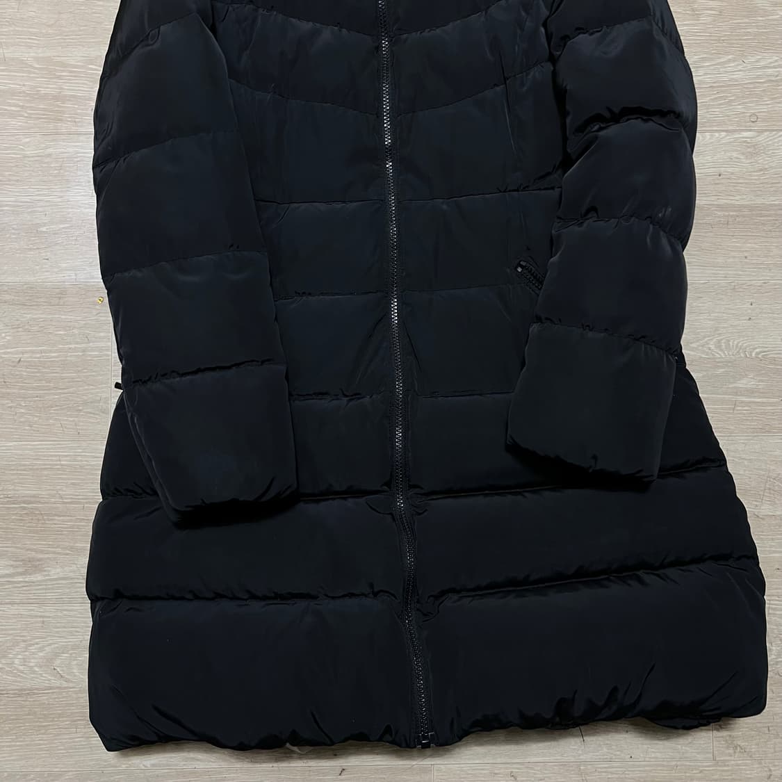 케네스 레이디 LYNN 구스다운 라쿤퍼 후드 롱패딩 점퍼 [블랙] 55 상품이미지3