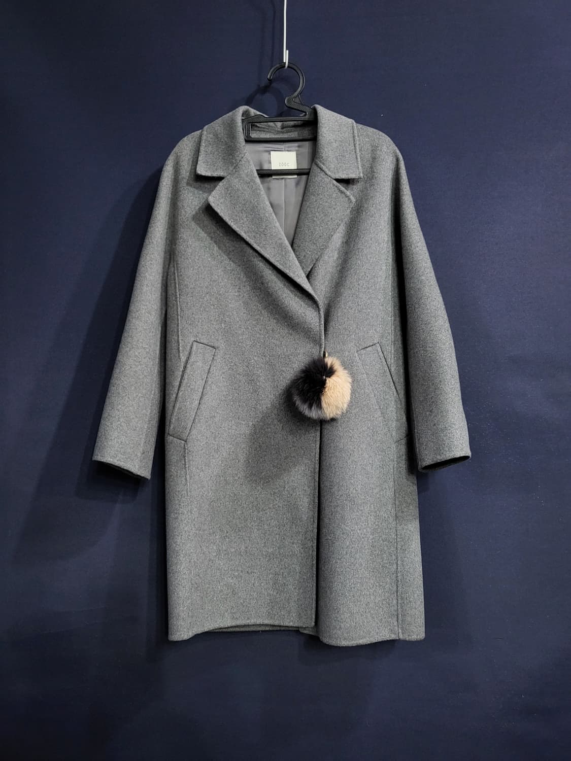 주크 블랜디드 캐시미어 롱코트 상품이미지1