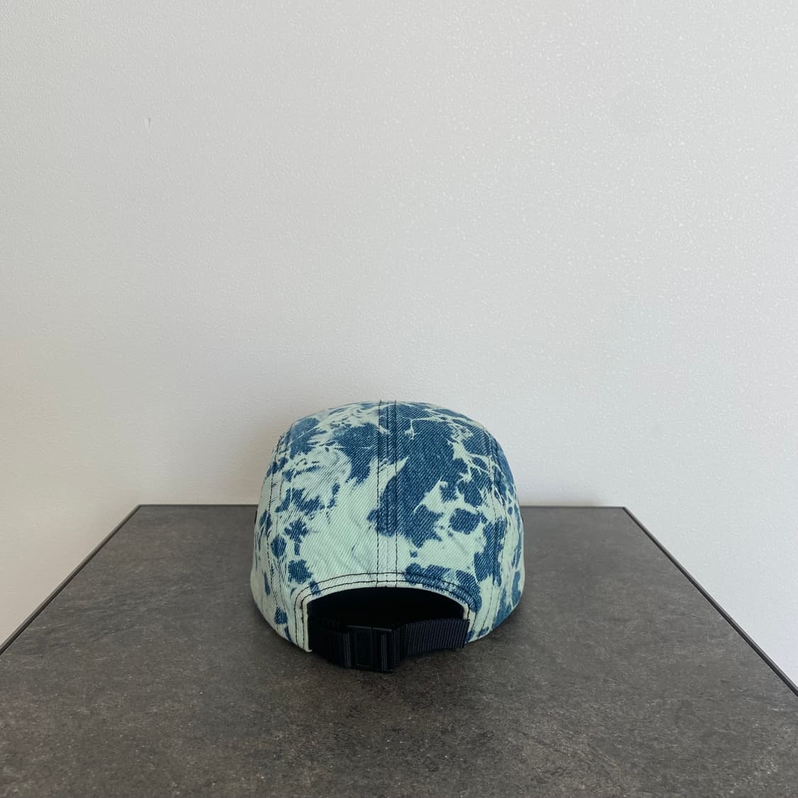 슈프림 데님 다이드 그린 박스로고 캠프캡 모자 22FW 상품이미지5