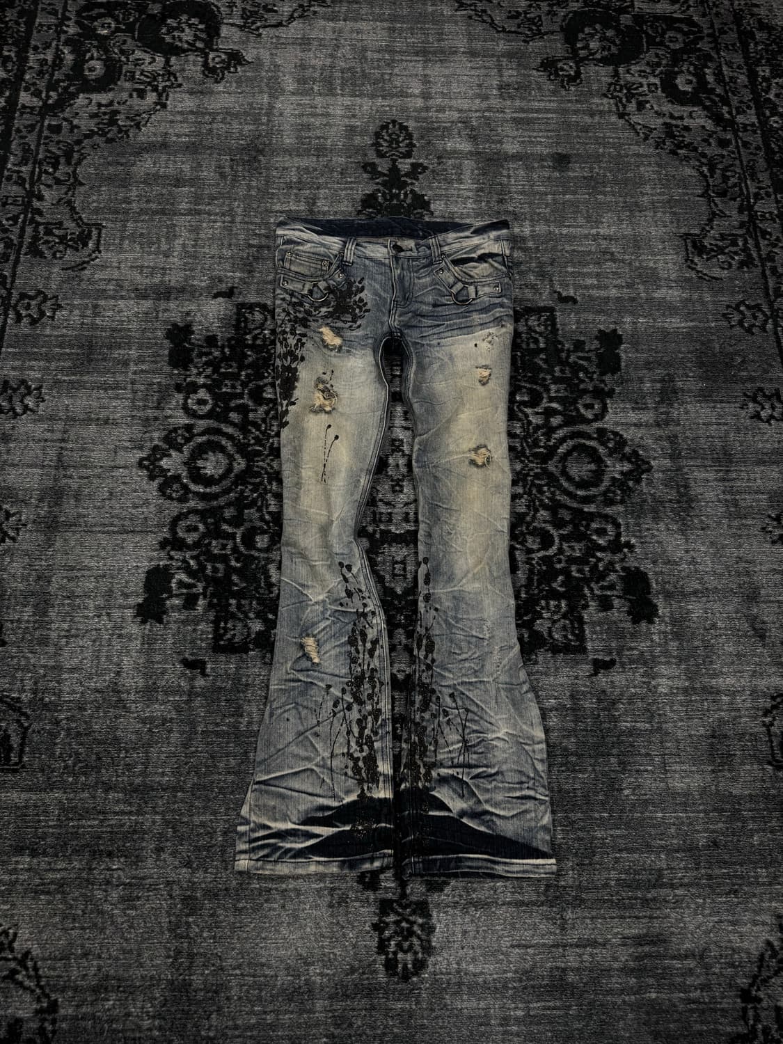 Agate 00s lame coating whisker denim pan 상품이미지2