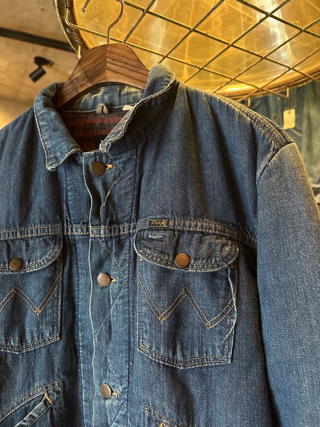 70s USA 빈티지 랭글러 20MJ 데님 자켓 124MJ 상품이미지3