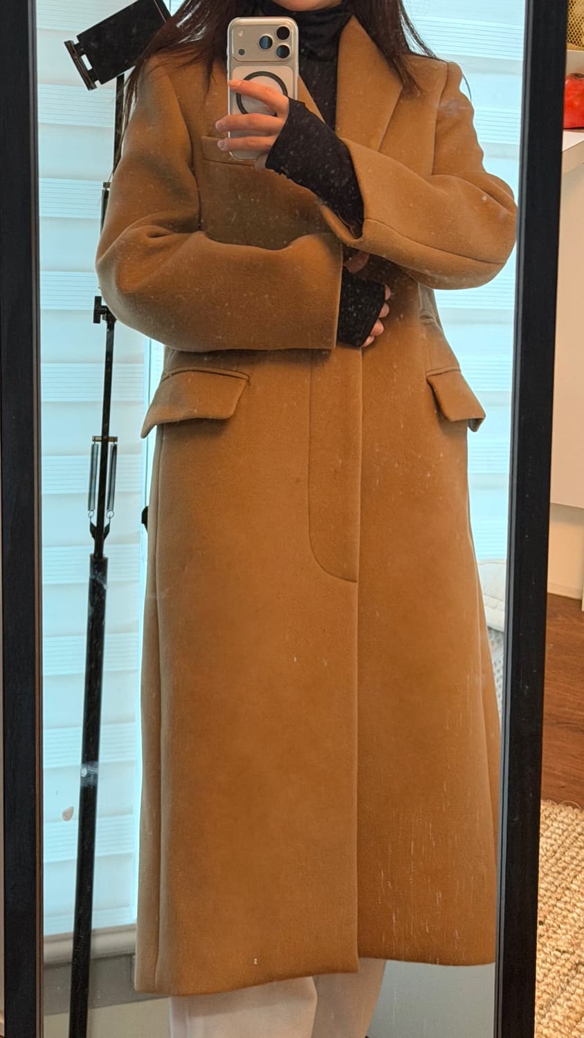 아크네 스튜디오 우먼즈 가렛 카멜 코트 상품이미지2