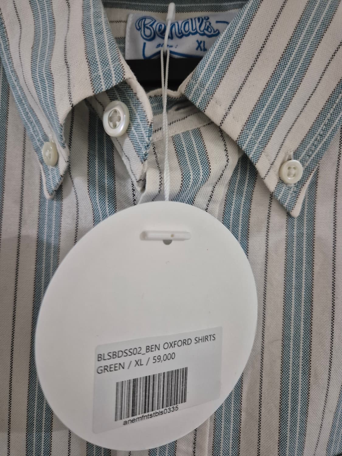 새상품 벤들스 옥스포드 긴팔셔츠 상품이미지4