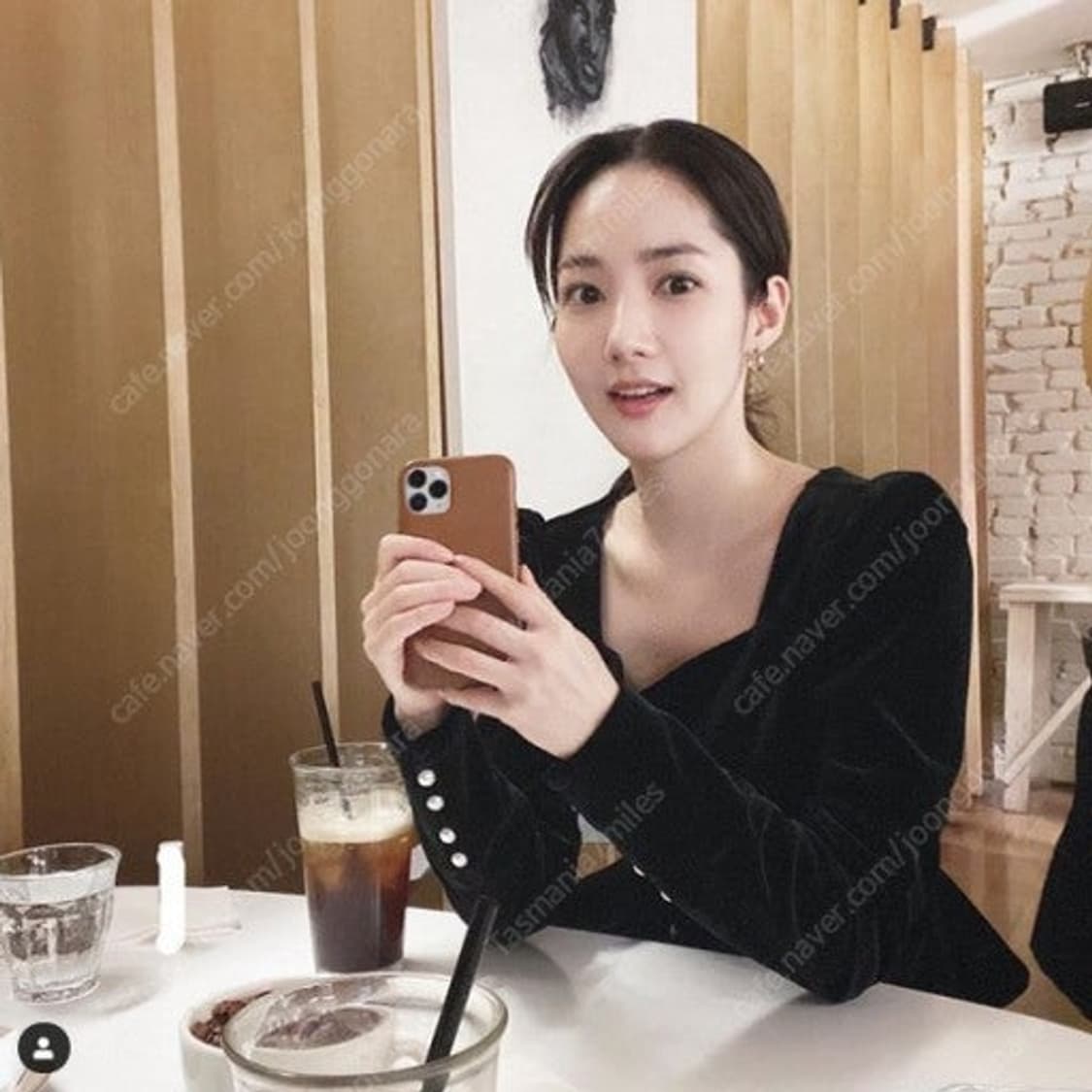 보카바카 벨벳 블라우스 상품이미지2