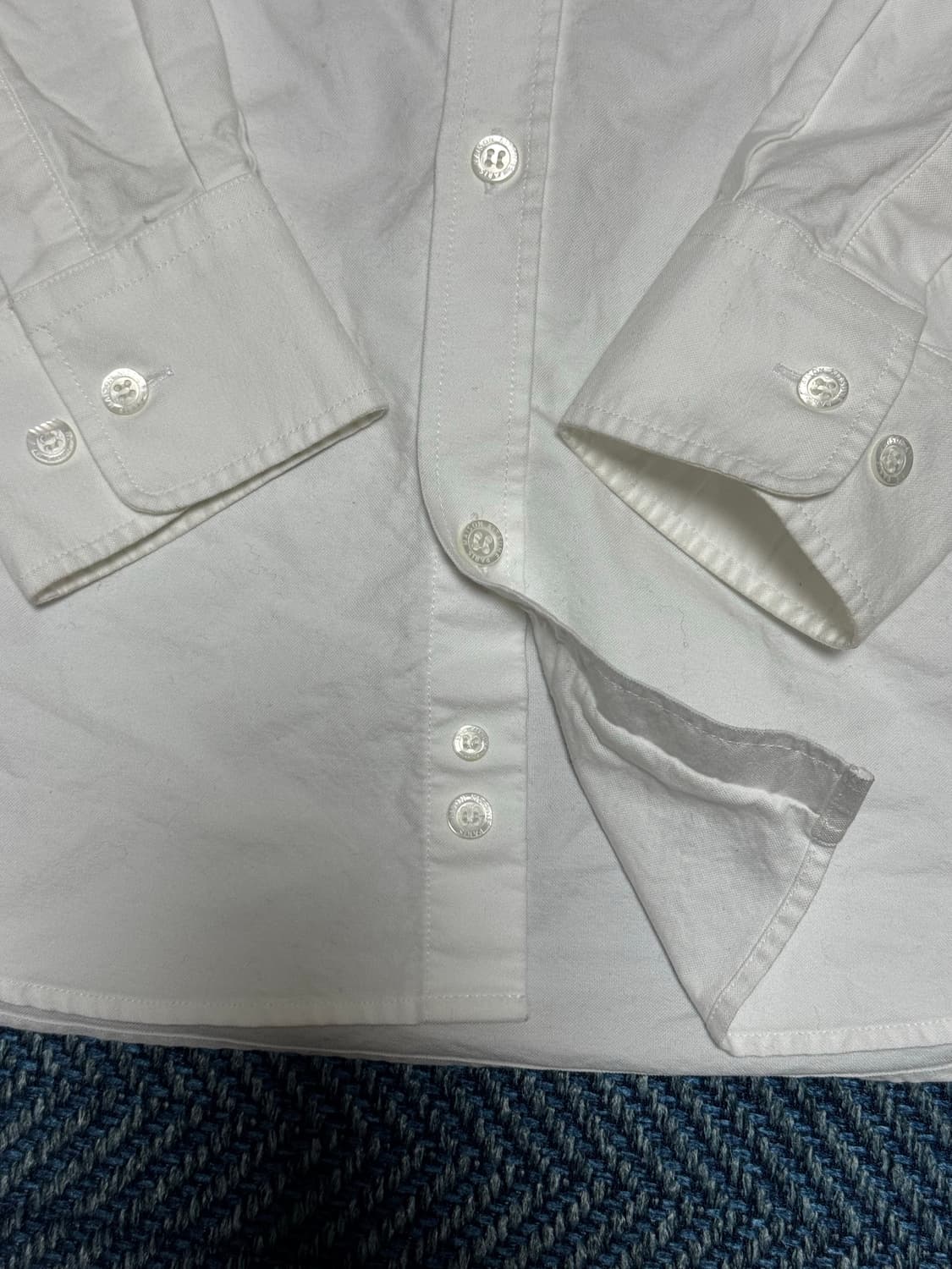 메종키츠네 옥스퍼드 셔츠 상품이미지5