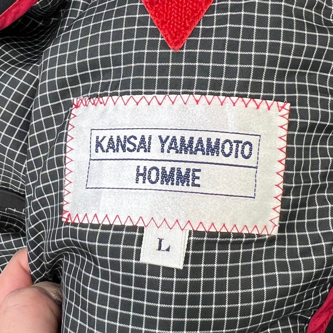 칸사이야마모토 다크 자켓 r2590 상품이미지6