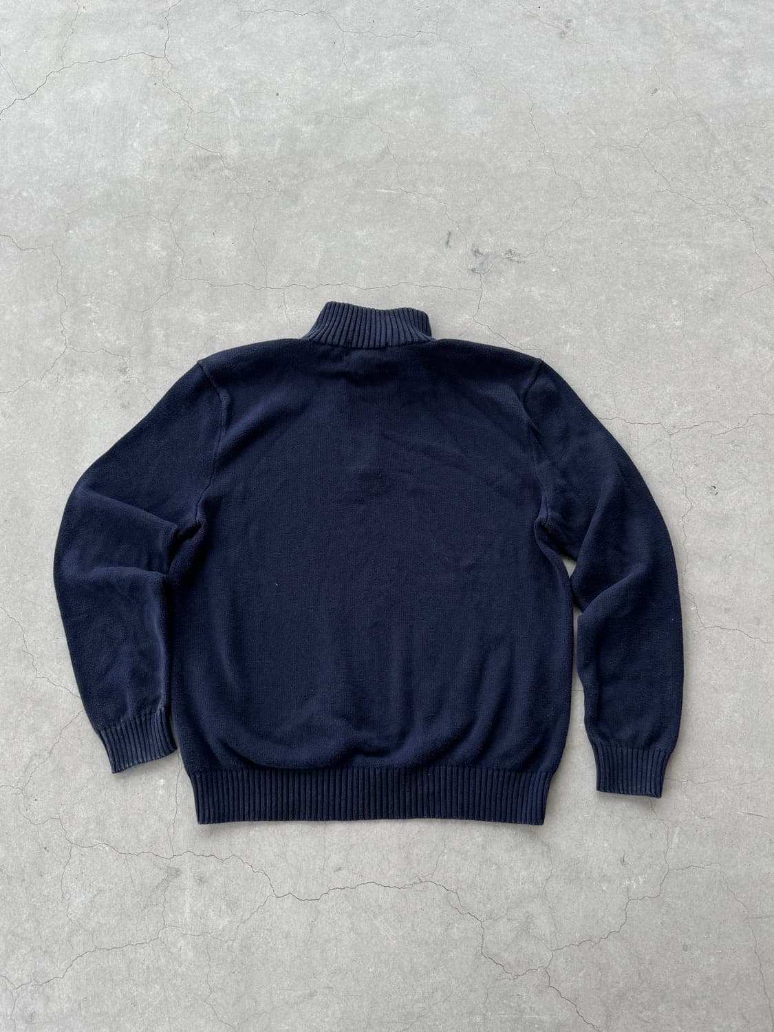 폴로 코튼 반진업 니트 상품이미지4