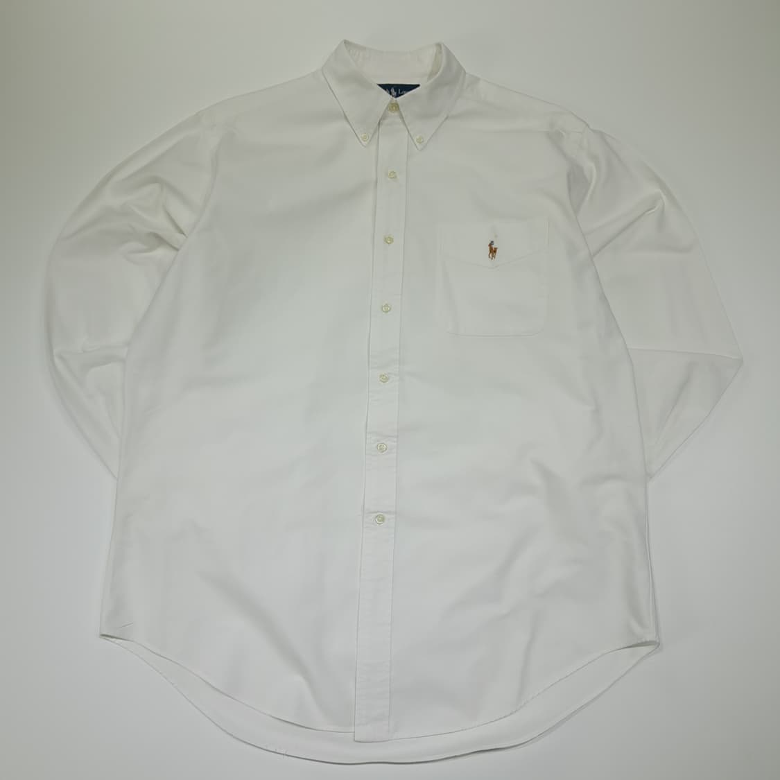 CL471 L 폴로 90s 코튼 멀티포니 화이트 셔츠 남방 상품이미지1