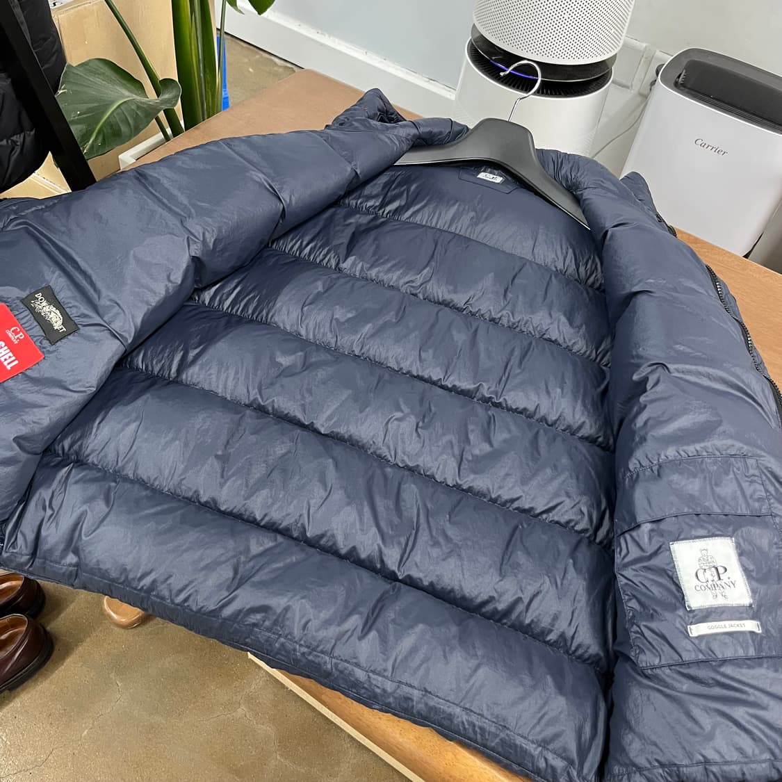Cp컴퍼니 DD쉘 후드 고글 패딩점퍼 52 상품이미지5