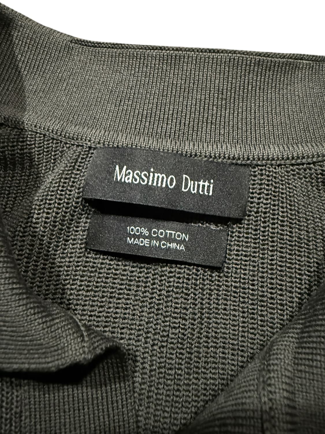 Massimo Dutti 마시모두띠 오픈카라 니트 카라티 상품이미지3