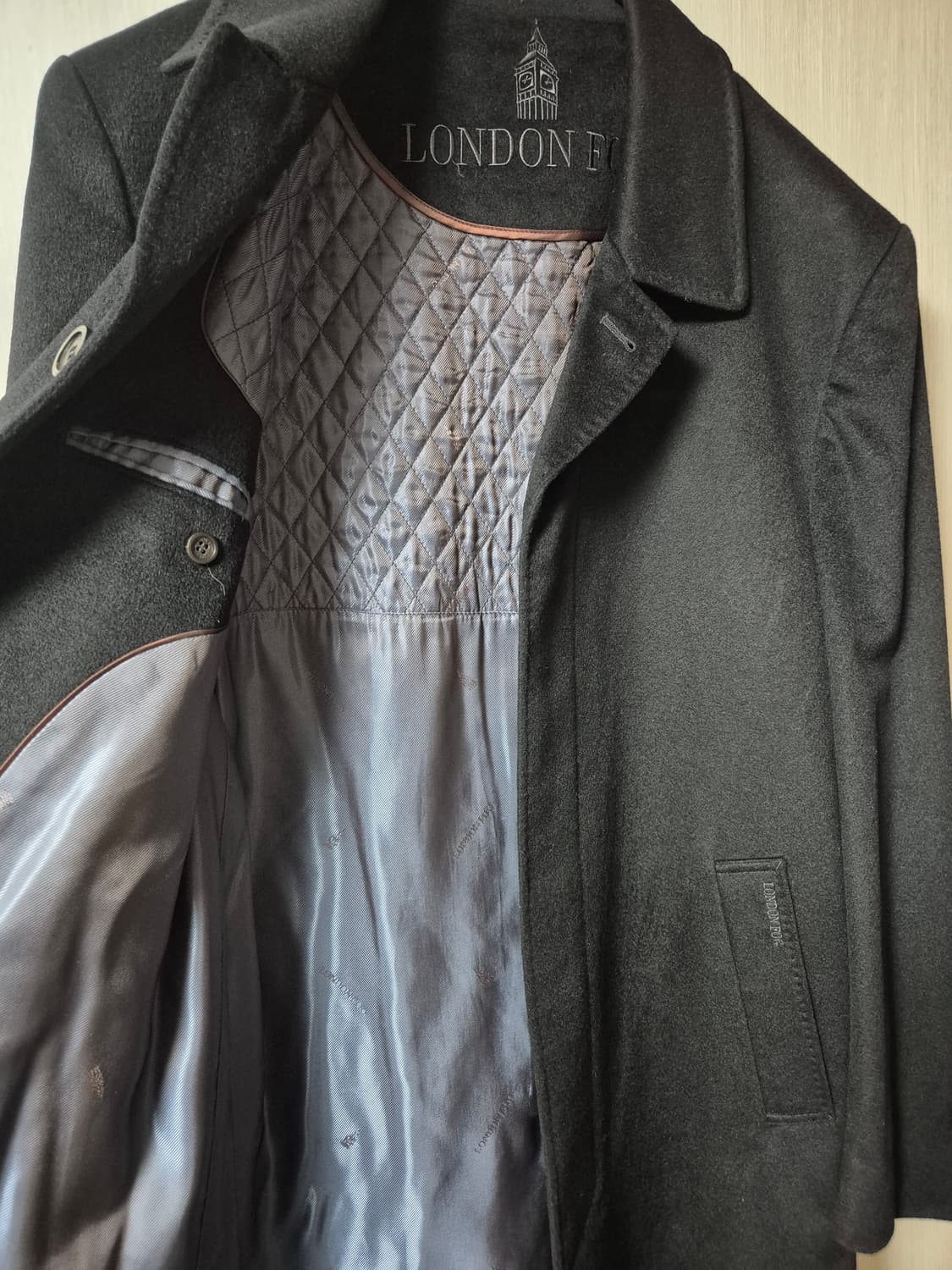 런던포그 캐시미어 100프로 코트 캐시미어코트 남성 XL 상품이미지7