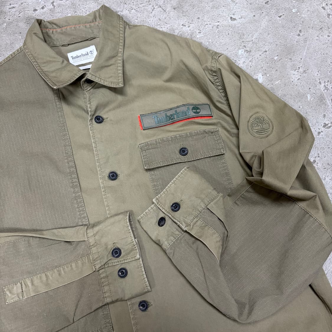 팀버랜드 카키 워크 셔츠[2336] 상품이미지5