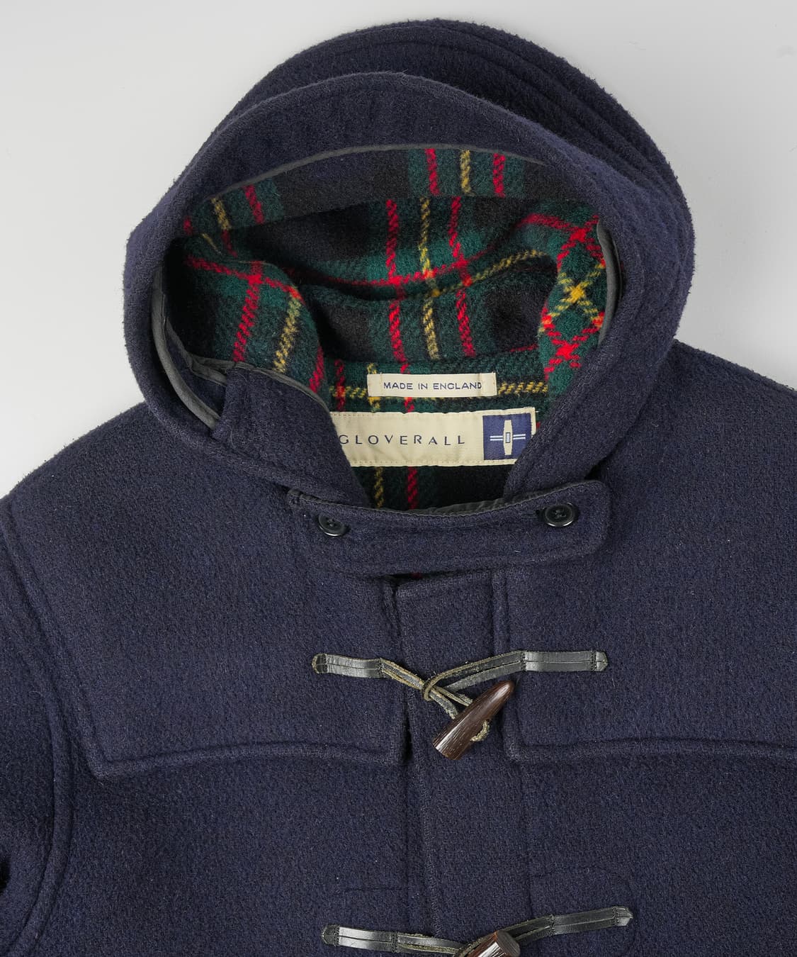 (100) 글로버올 네이비 멜튼 울 더플 코트 상품이미지4