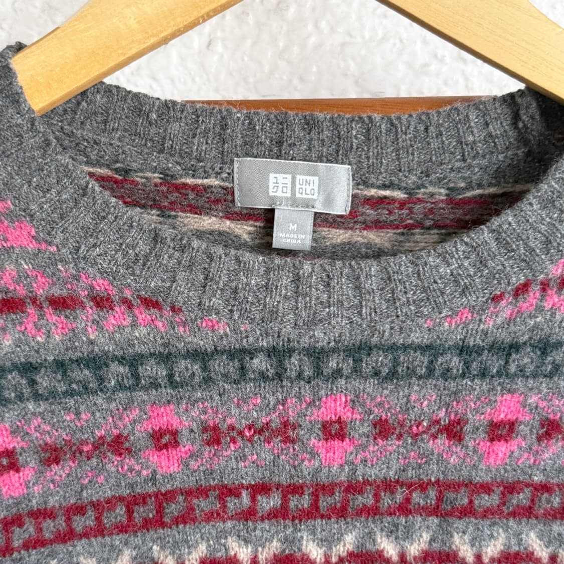 [UNIQLO] 포근 노르딕 니트 상품이미지4