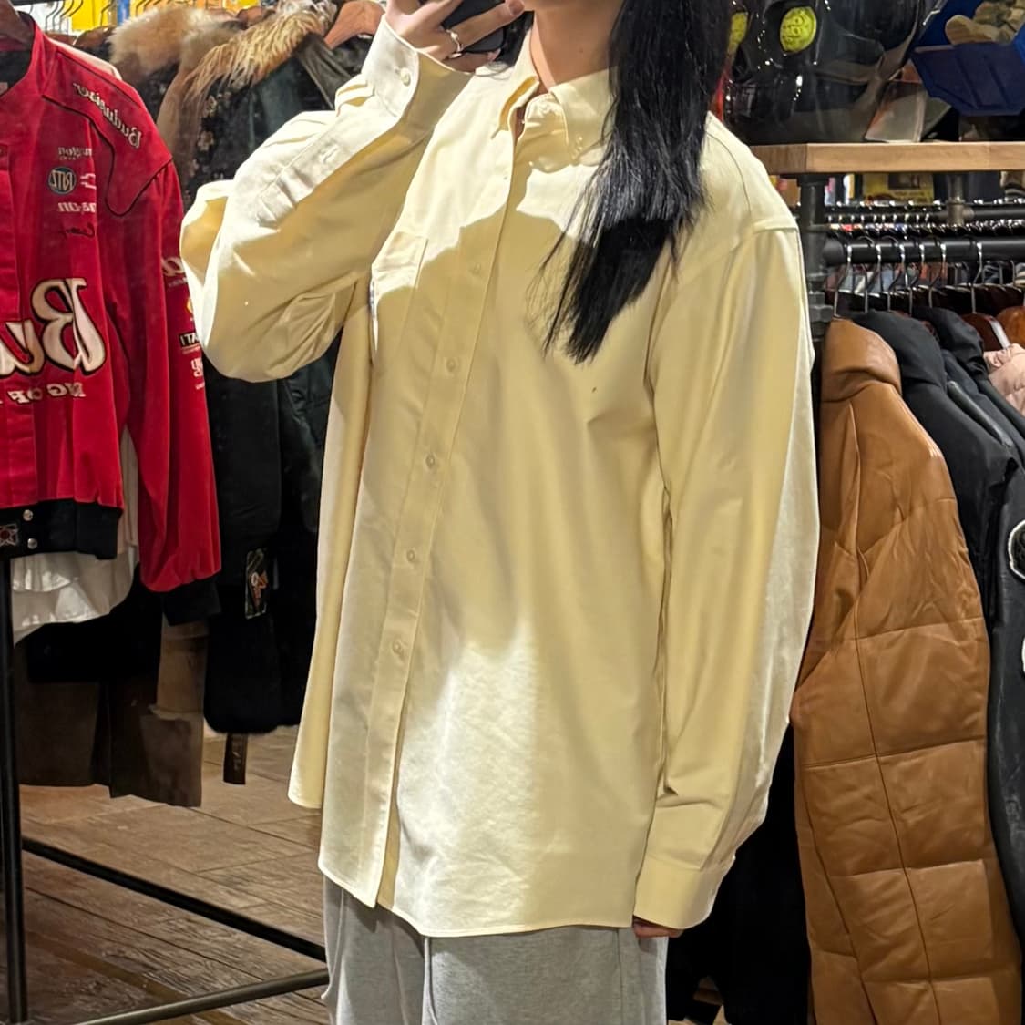 [HI] Carhartt 칼하트 긴팔 셔츠 라이트얠로우 상품이미지3