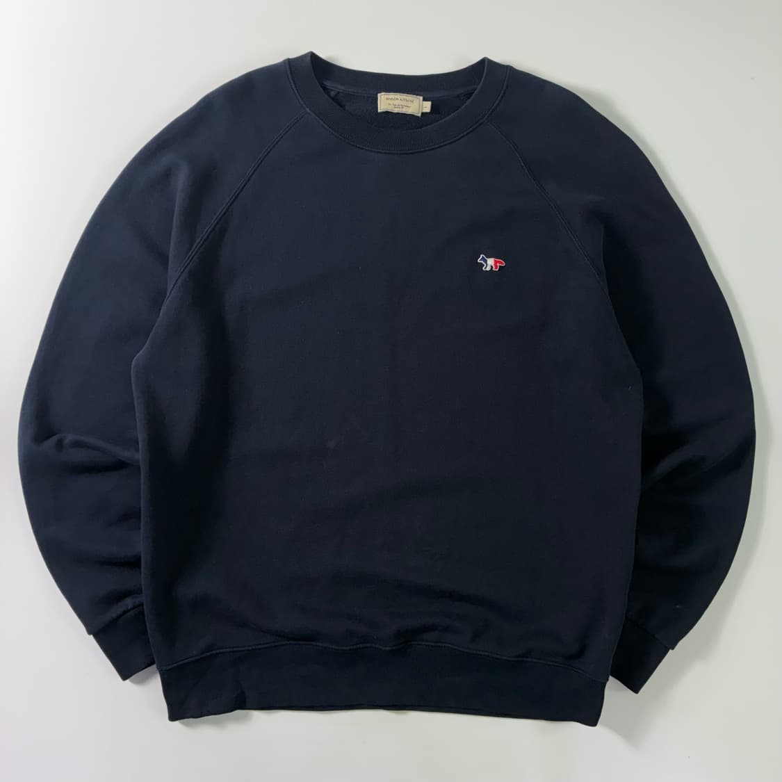 Maison kitsune  메종키츠네 트리컬러 폭스패치 네이비 맨투맨  상품이미지1