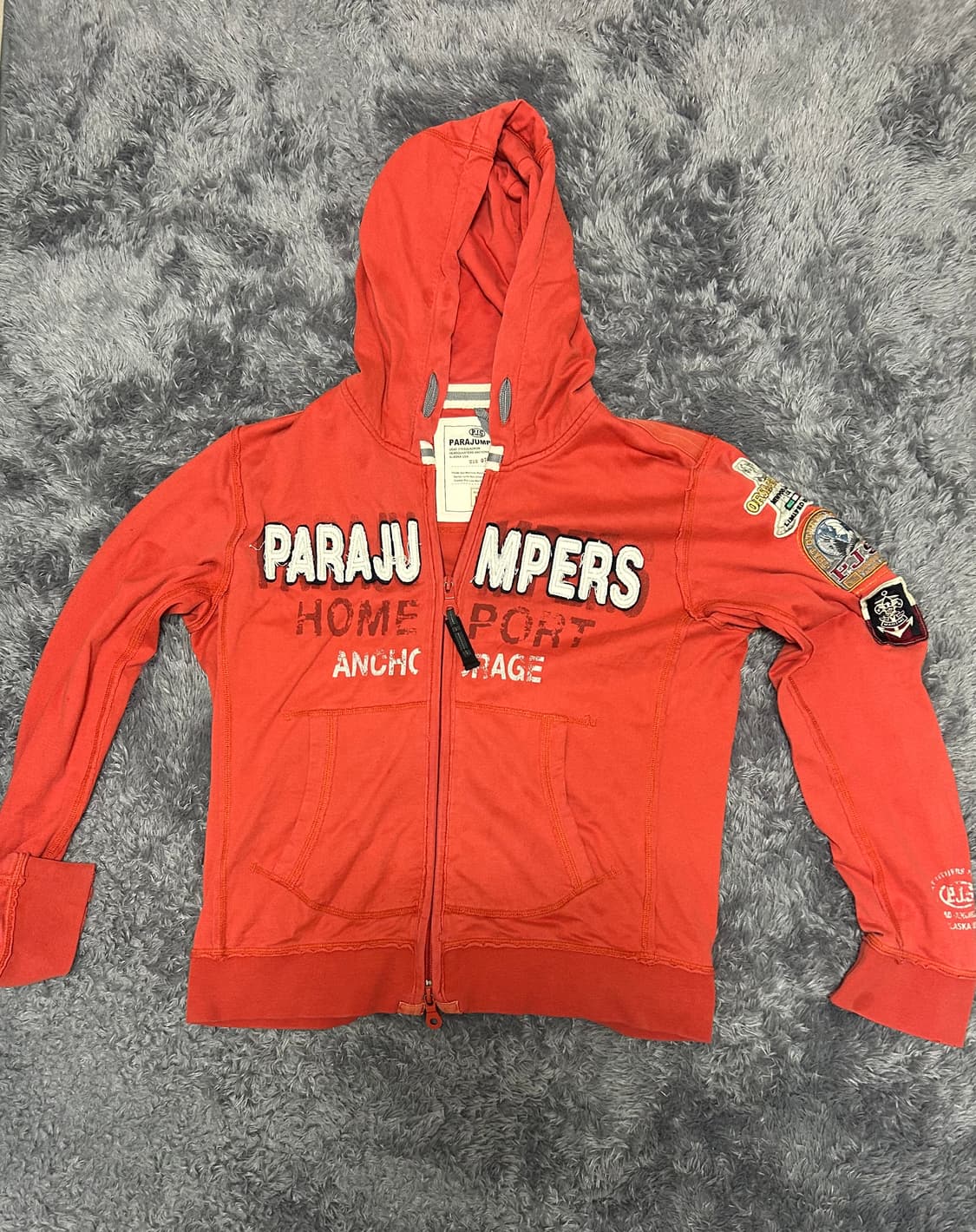 Parajumpers 파라점퍼스 오렌지 후드집업 상품이미지1