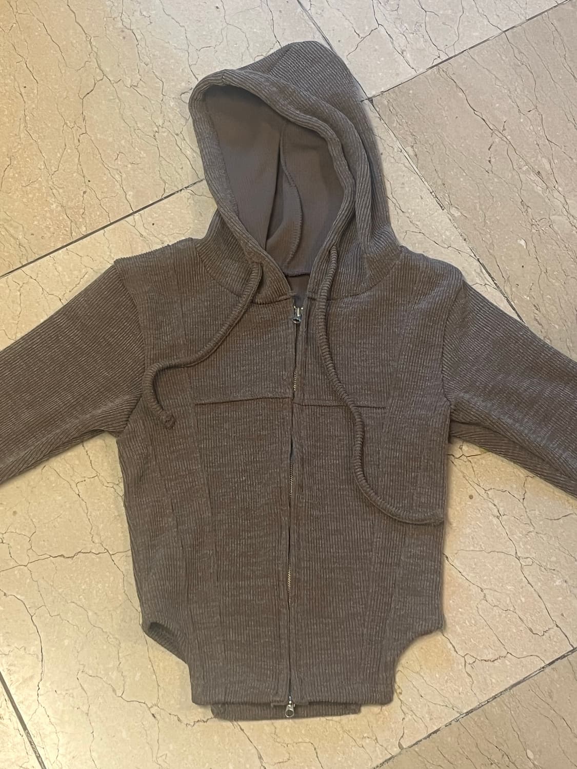 블랙업 코코아 후드집업 상품이미지1