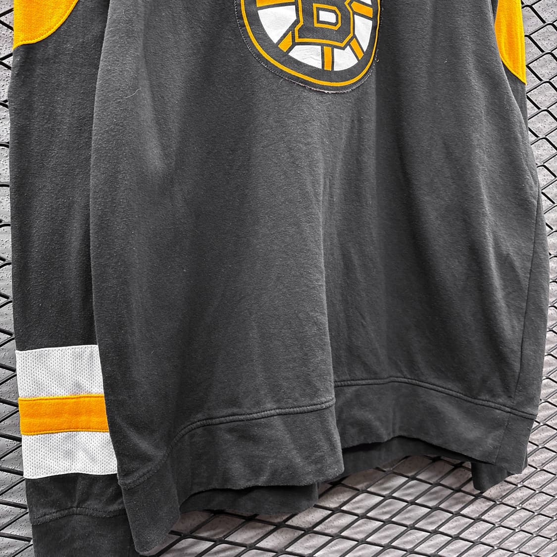 마제스틱 트레이닝 풋볼져지 팀로고 패치 디테일 옐로우 상품이미지5