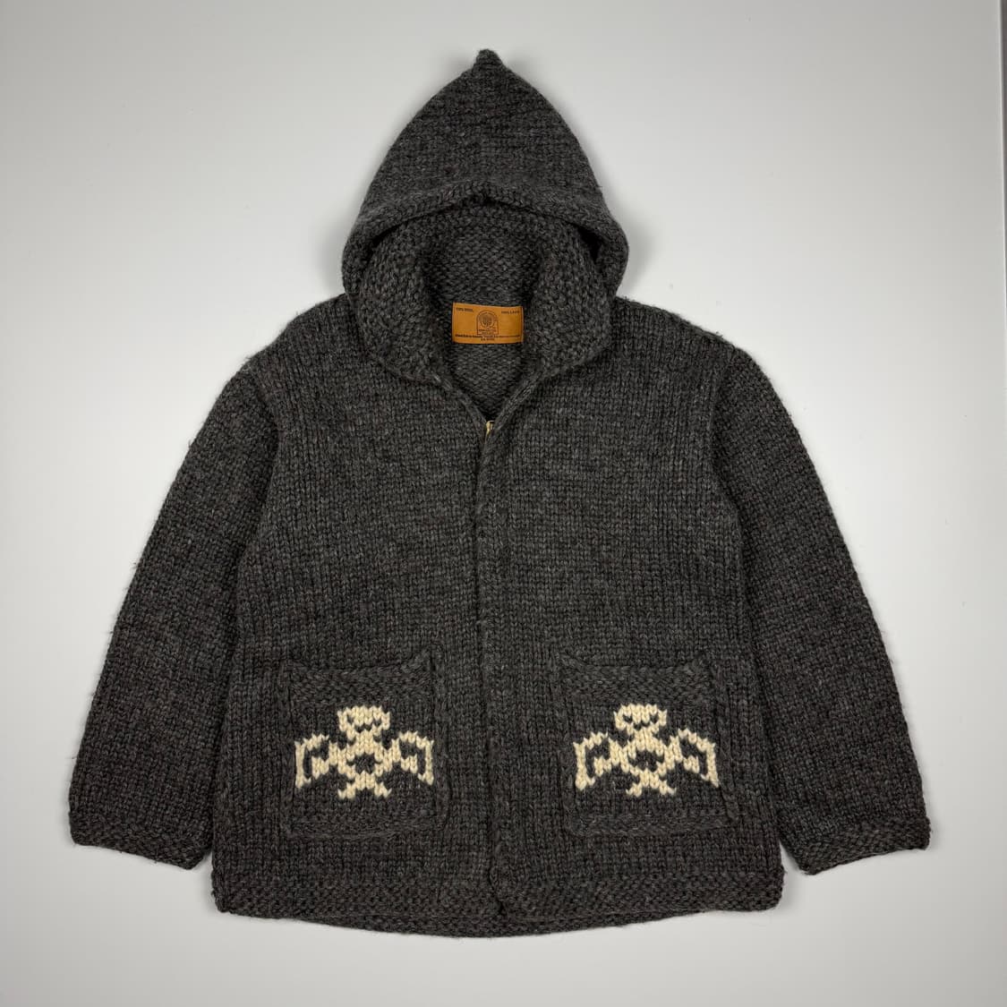 (105) 캐나다 빈티지 코위찬 후드 가디건  상품이미지1