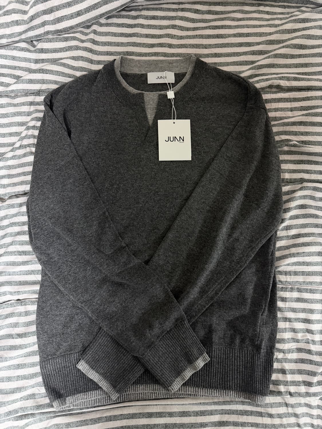 주앙옴므 레이어드 라운드넥 니트 상품이미지1