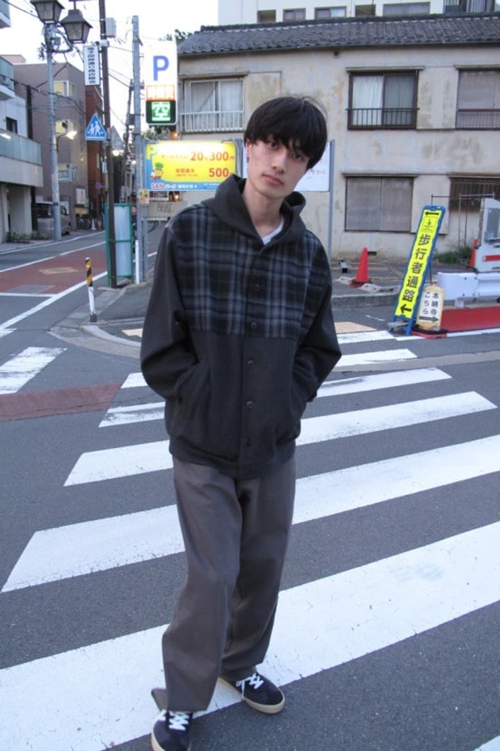 사로스 체크자켓 상품이미지2