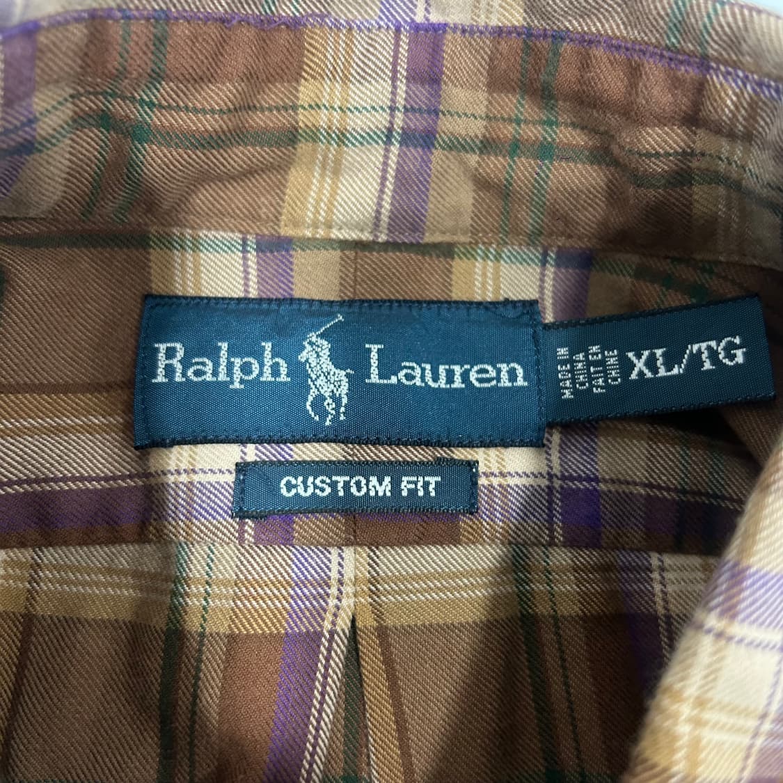 Polo 폴로 그린포니 브라운 체크 셔츠 상품이미지5