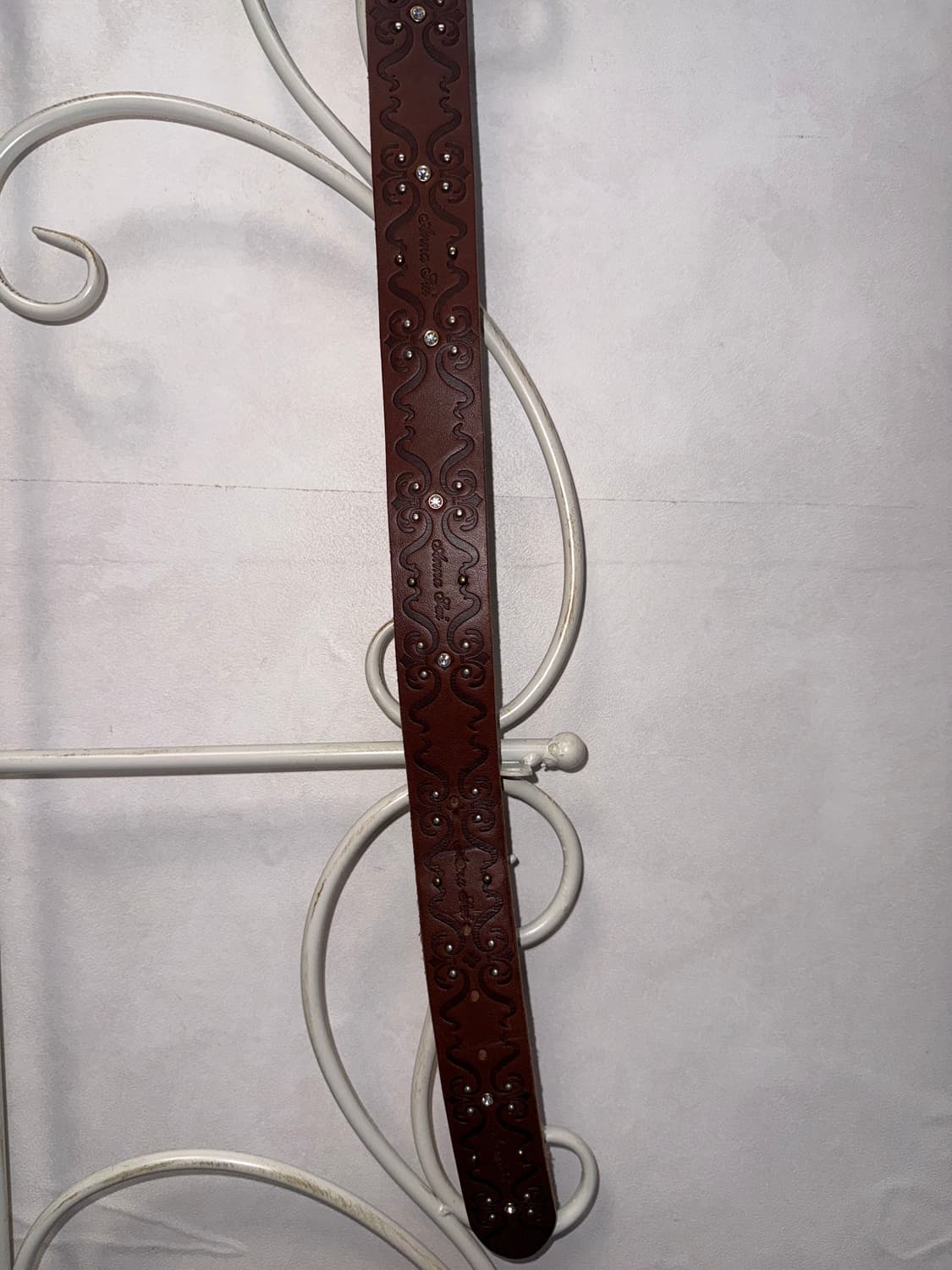 Anna Sui brown oriental fairy cubic belt 상품이미지7
