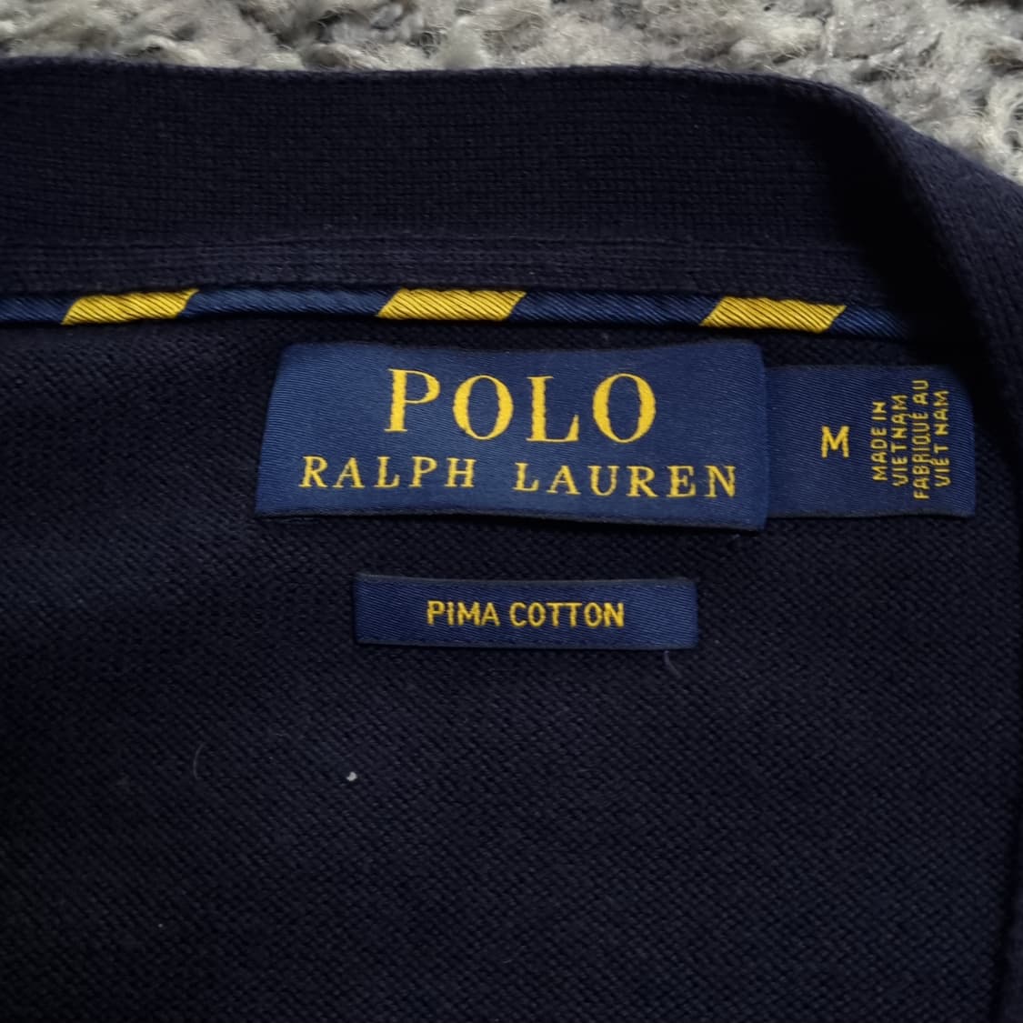 폴로 랄프로렌 포니 가디건 M 100 네이비 피마코튼 니트 긴팔 상품이미지5