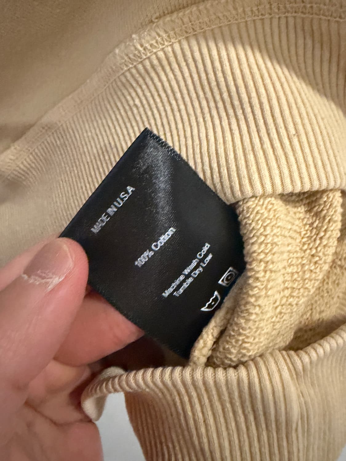 RHUDE 루드 데저트 가든 크루넥 스웨트셔츠 (베이지) 상품이미지4